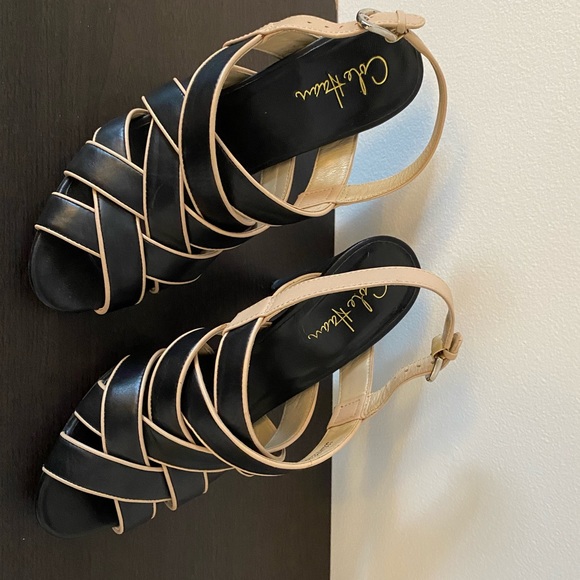 Cole Haan strappy heels. - Picture 5 of 7